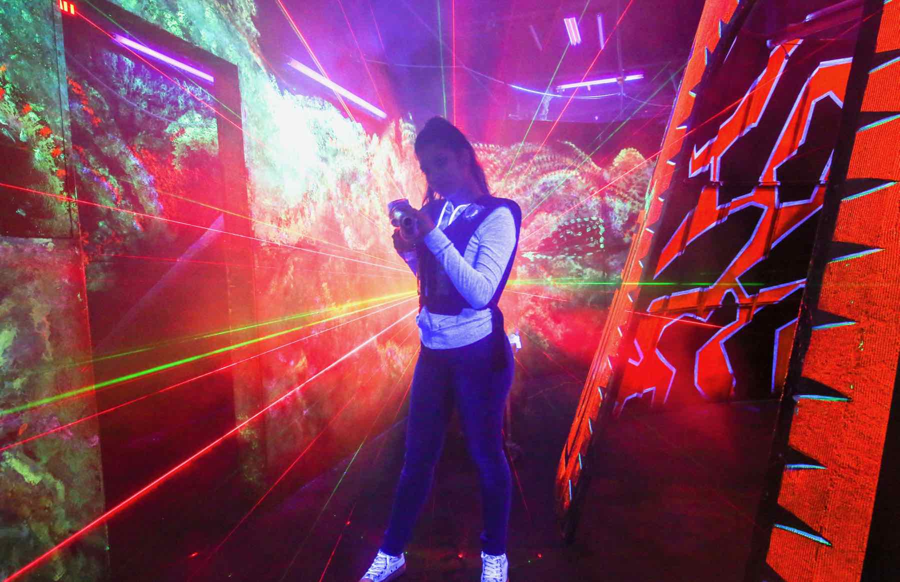 Girl Laser Beam